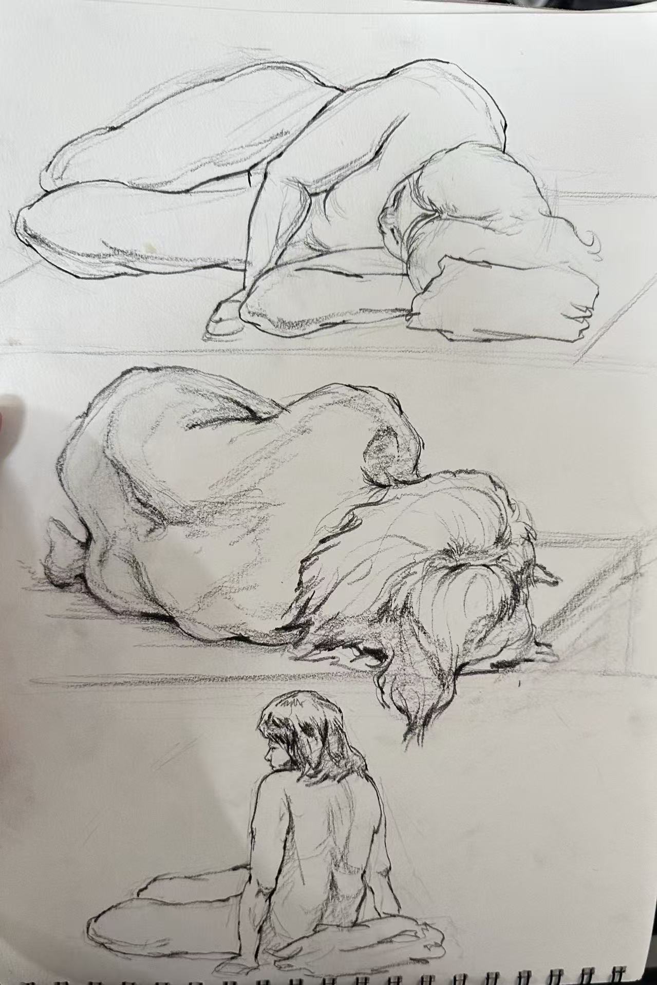 俯仰重叠与卧姿起伏