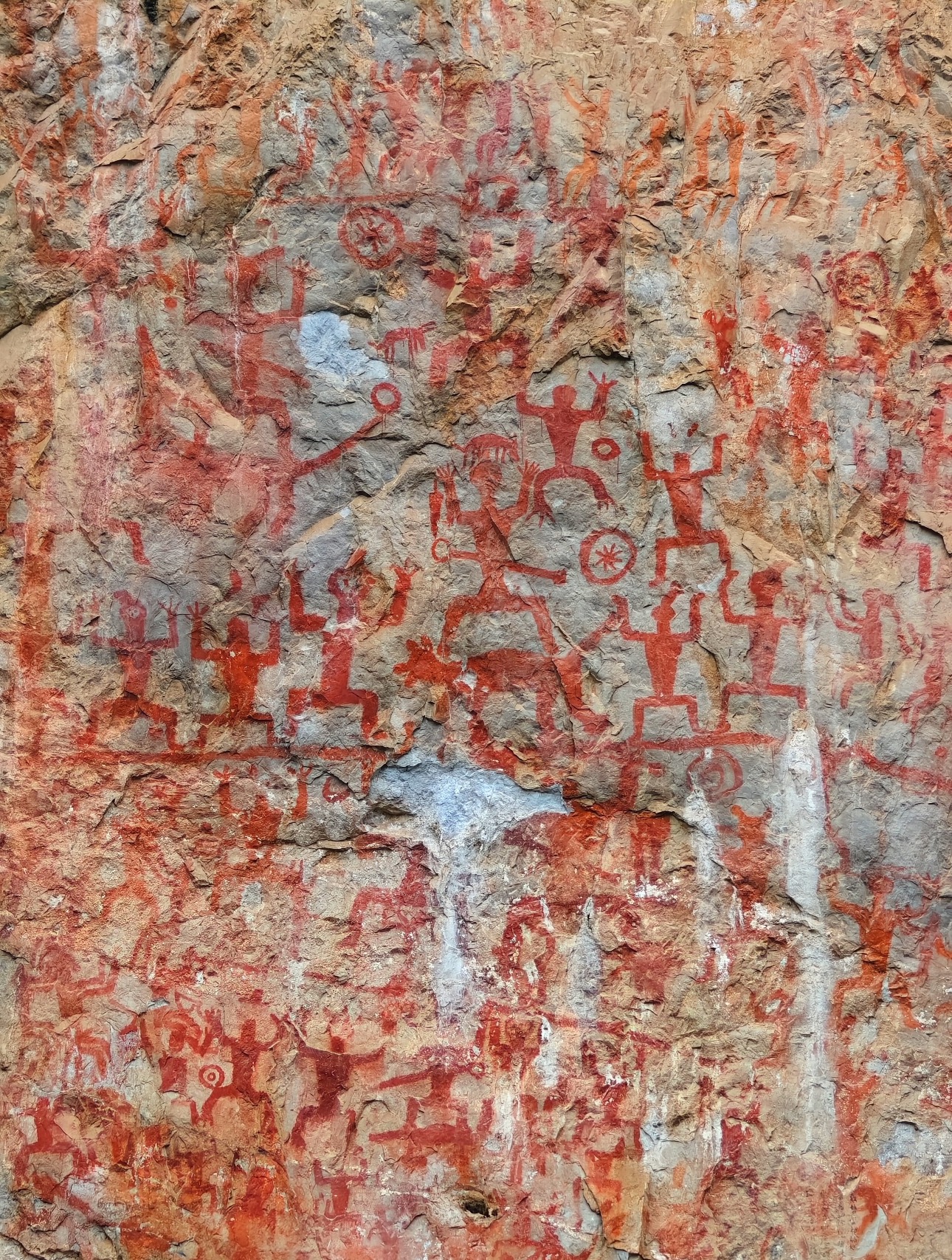 花山岩画壁画原貌