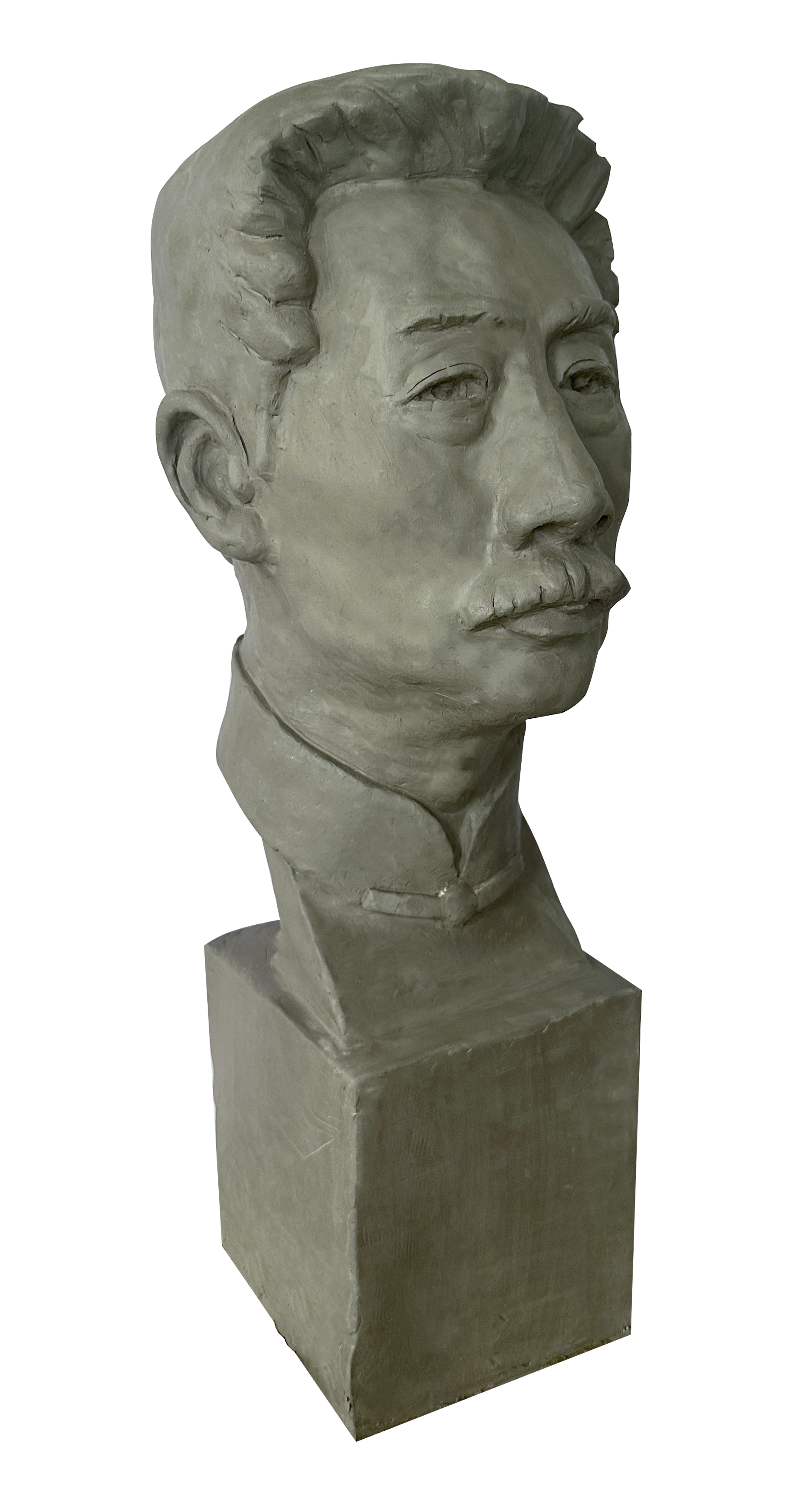 鲁迅头像泥塑主图